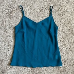 Sheer Spaghetti Strap Cami Top with Adjustable Straps